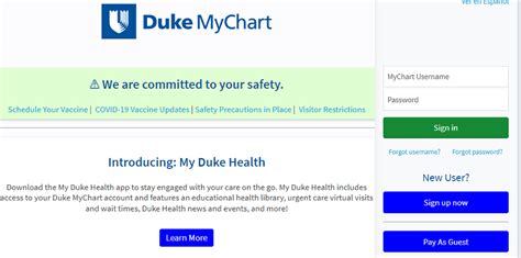  Insurance information and payment for co-pays, refraction or other charges you may owe Photo ID. . Www dukemychart org pay